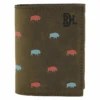 Red Dirt Hat Co Trifold Wallet Bison Pattern 1 Red Dirt Hat Co Trifold Wallet Bison Pattern -Western Cowboy Clothing red dirt hat co trifold wallet bison pattern