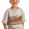 Rock & Roll Denim Boys SS T-Shirt -Western Cowboy Clothing rock roll denim boys ss t shirt