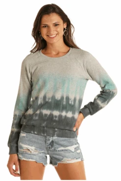 Rock & Roll Denim Juniors LS Pullover