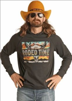 Rock & Roll Denim Men's Dale Brisby Rodeo Time SW Hoodie