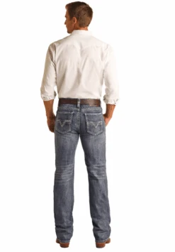 Rock & Roll Denim Mens Double Barrel Straight Denim