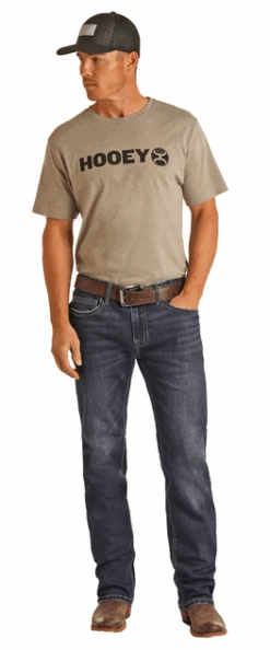 Rock & Roll Denim Mens Jeans Hooey Cury Logo Pocket