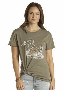 Rock & Roll Denim Womens Horse'n Around Graphic Tee