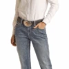 Rock & Roll Denim Womens Riding Jeans Ivory/Khaki Pocket -Western Cowboy Clothing rock roll denim womens riding jeans ivory khaki po
