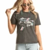 Rock & Roll Denim Womens Rock & Roll Truckin Tee