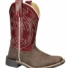 Smoky Mountain Kids Burgundy Nomad Boots -Western Cowboy Clothing smoky mountain kids burgundy nomad boots