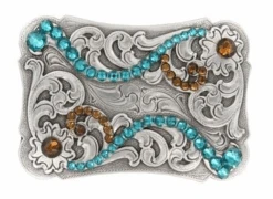 Swarovski Crystal Rhinestone Belt Buckle -Western Cowboy Clothing swarovski crystal rhinestone belt buckle 2