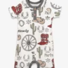 Tesa Babe Baby/Toddler Howdy Partner Shorty Western Romper -Western Cowboy Clothing tesa babe baby toddler howdy partner shorty wester