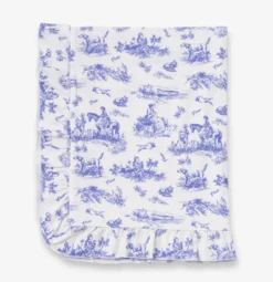 Tesa Babe Toile De Jouy Stroller Blanket
