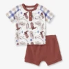 Tesa Babe Yeehaw Henley Tee & Shorts