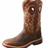 Twisted X Men's 12" Western Work Boot - Choc &Spice