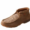 Twisted X Women's Chukka Driving Moc -Bomber And Nude Print