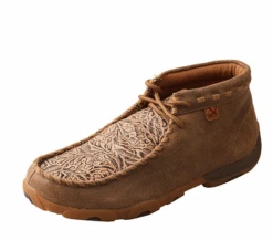 Twisted X Women's Chukka Driving Moc -Bomber And Nude Print