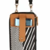 Vaan & Co Small Stripe Cellphone Crossbody Bag 1 Vaan & Co Small Stripe Cellphone Crossbody Bag -Western Cowboy Clothing vaan co small stripe cellphone crossbody bag