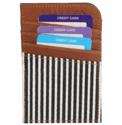 Vaan & Co Stripe Card Holder